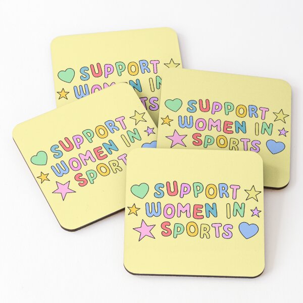 Item preview, Support Women In Sports Pastel Text designed and sold by AsteriskHouse.