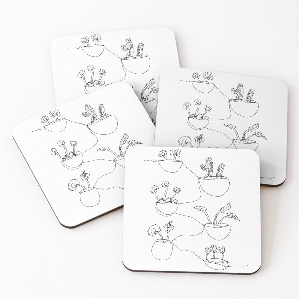 Item preview, Minimalistic illustration of a flower pot 6 designed and sold by sottovuoto.