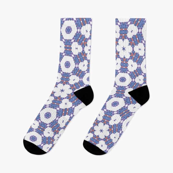 Item preview, White , Blue and  Orange Pattern  designed and sold by Nalwesya.
