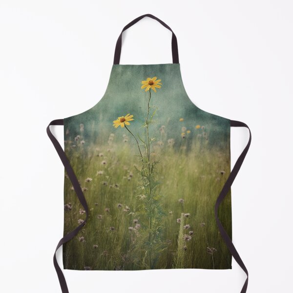 Item preview, "Photorealistic Wildlife Art, Vintage Daisy Duo in Field, Rustic Americana, Staged Photography, Teal & Yellow, Misty Atmosphere, Wall Art, Home Decor " designed and sold by stateofhuman.