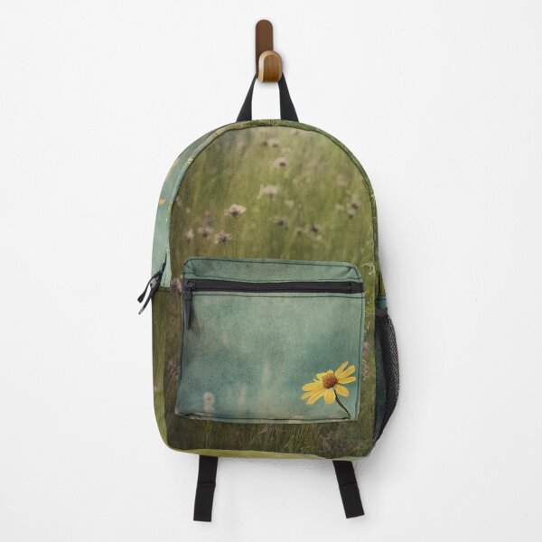 Item preview, "Photorealistic Wildlife Art, Vintage Daisy Duo in Field, Rustic Americana, Staged Photography, Teal & Yellow, Misty Atmosphere, Wall Art, Home Decor " designed and sold by stateofhuman.