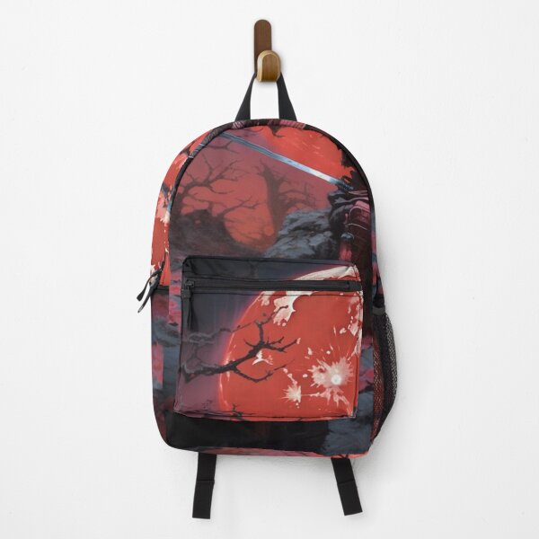Item preview, "Red Moon over the Battlefield: A Samurai at the Twilight of Battle" designed and sold by Anthonny Barlan.