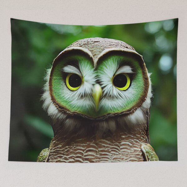 Item preview, The adorable Kiwi Owl: A unique gem from New Zealand designed and sold by Pixelboys.