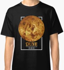 Dune - The Spice Must Flow (Sandworm - Planet) Classic T-Shirt