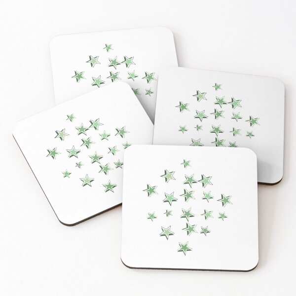 Item preview, Sage green stars designed and sold by zoey's shop.