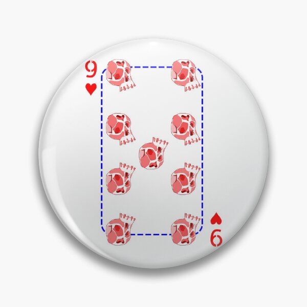 Item preview, 9 of hearts designed and sold by m-yoga-store.