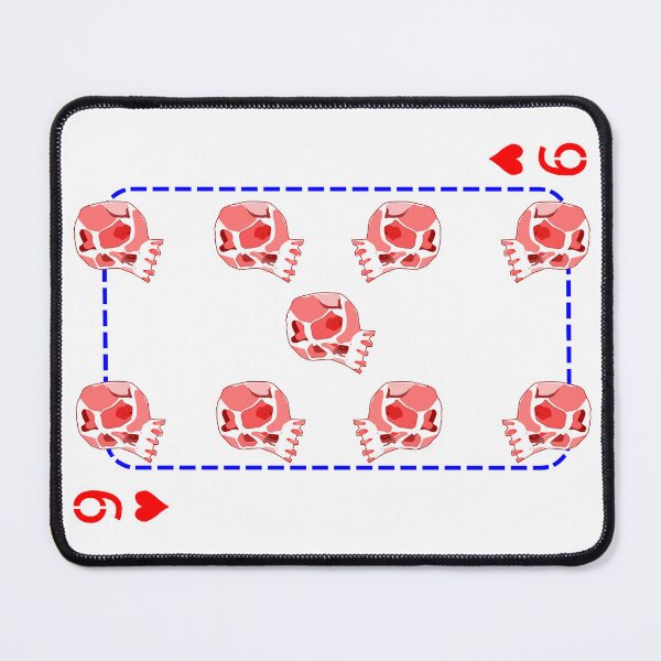 Item preview, 9 of hearts designed and sold by m-yoga-store.