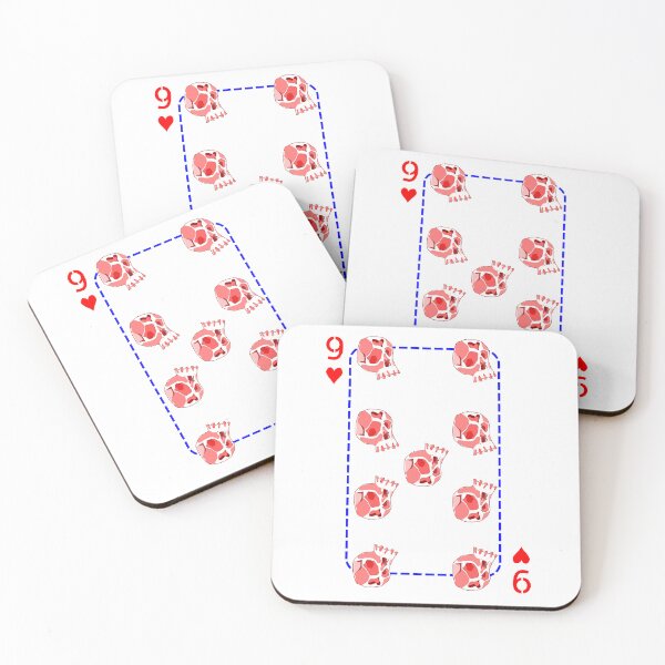 Item preview, 9 of hearts designed and sold by Whimsy Trail Co.
