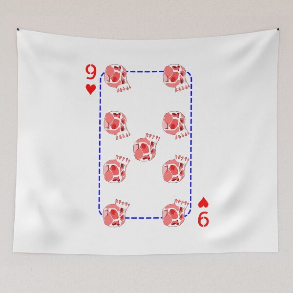 Item preview, 9 of hearts designed and sold by m-yoga-store.