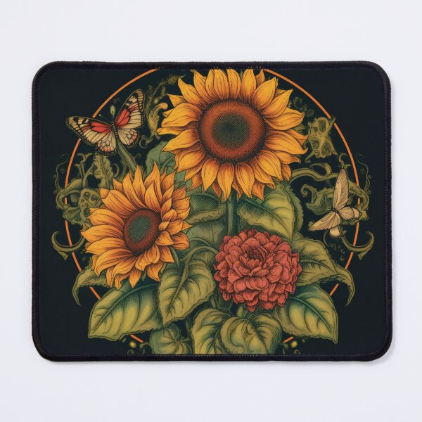 Item preview, Sunflowers inspired by nature designed and sold by Nocturne  Paws.