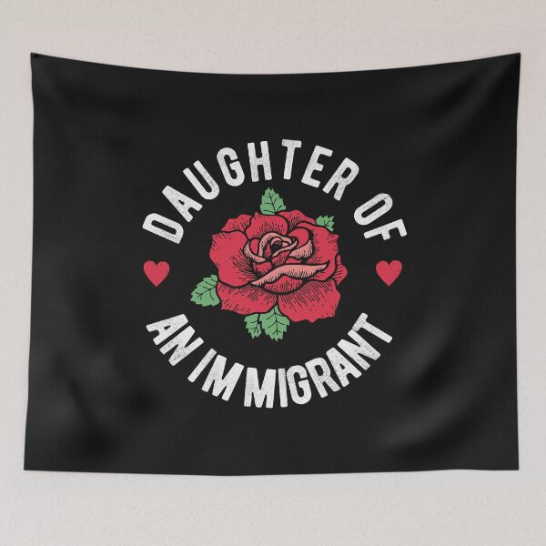 Item preview, Daughter Of An Immigrant Spanish Rose Hispanic Heritage Latina Pride designed and sold by alenaz.