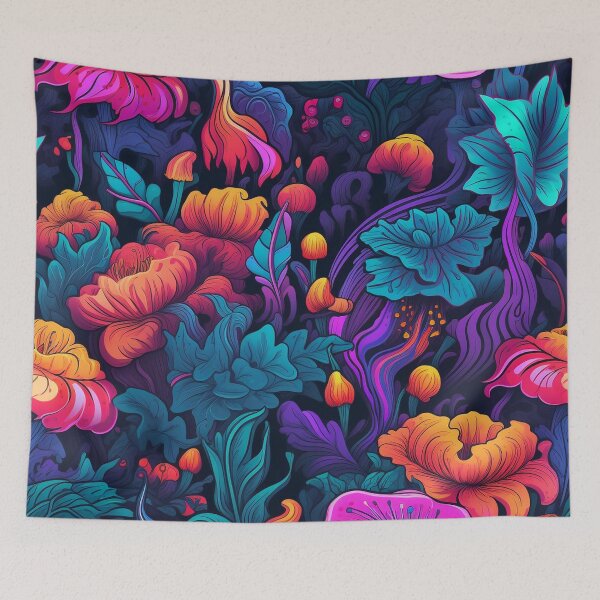 Item preview, Psychedelic Botanical Bliss designed and sold by MonkeDesigns.