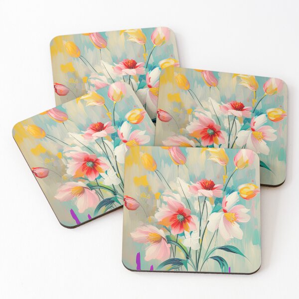 Item preview, Throw Pillow With Beautiful Floral Painting - Spring Home Decor designed and sold by Sowari-Pillows.