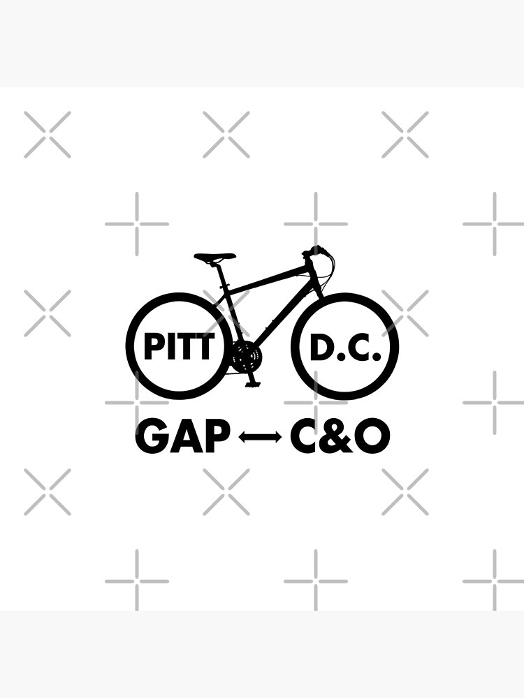 C&o Canal Towpath Great Allegheny Passage Bike Trail Map Great