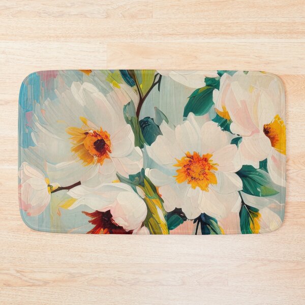 Item preview, Throw Pillow With Beautiful Floral Painting - Spring Home Decor designed and sold by Sowari-Pillows.