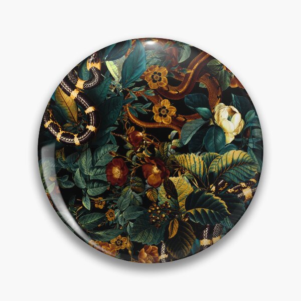 Aperçu de l'œuvre Jungle florale et serpents créée et vendue par Burcu Korkmazyurek.