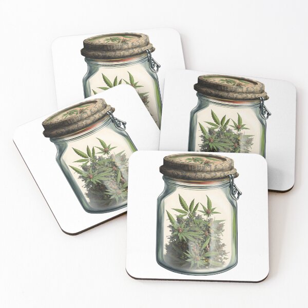 Item preview, A Jar of Weed Leaf designed and sold by Tuong Nguyen.