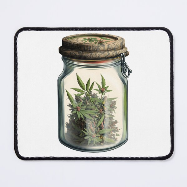 Item preview, A Jar of Weed Leaf designed and sold by Tuong Nguyen.