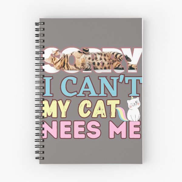 Item preview, sorry i cant my cat needs me - Pet designed and sold by word2world.