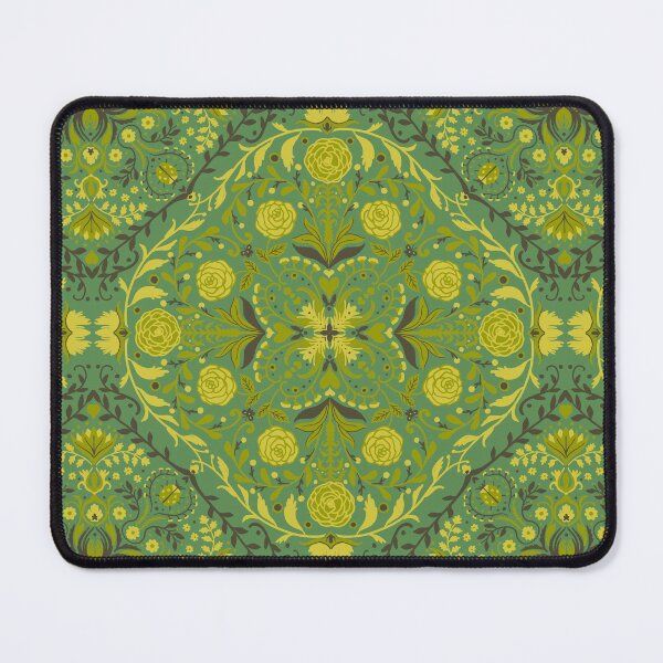 Item preview, Floral tiles in green designed and sold by Katerina Mitkova Kirilova.