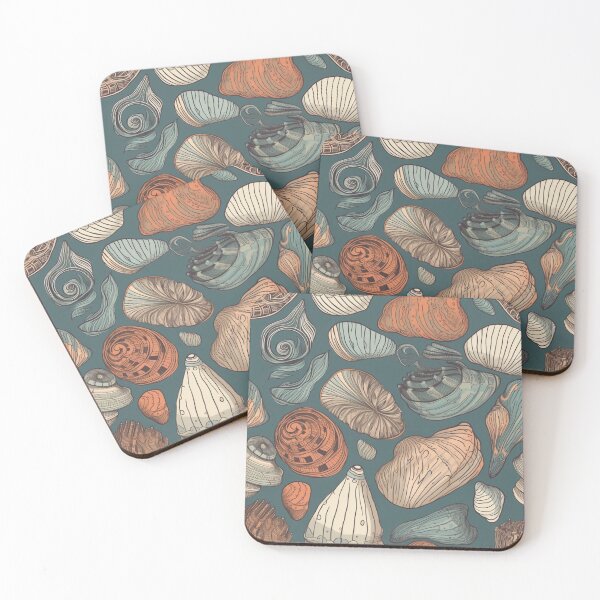 Item preview, Sea shells under water garden designed and sold by Lillypot-Prints.
