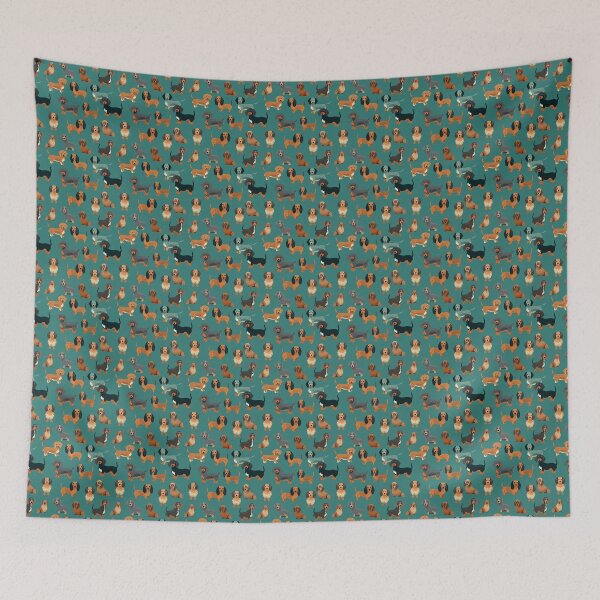Item preview, Dashing Dachshunds: Adorable paw prints designed and sold by CutieBoutiques.