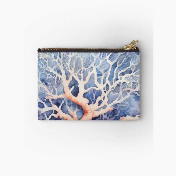 Item preview, Coral Symphony Watercolor in Red and Blue designed and sold by Bebichic.