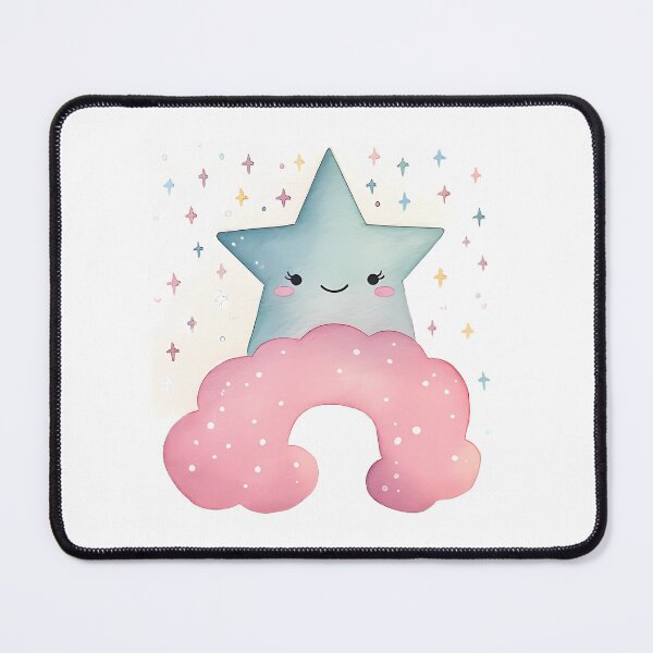Item preview, Estrellita Azul en Nube Rosa designed and sold by SweetMagicDream.