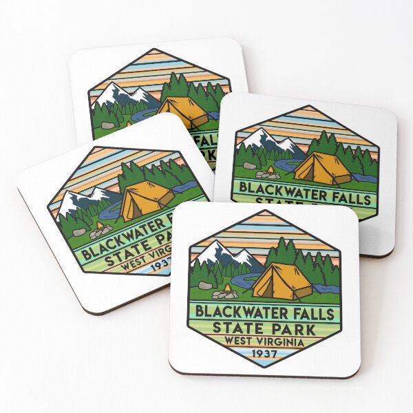 Item preview, Blackwater Falls State Park West Virginia Hexagon designed and sold by VanyaKar.
