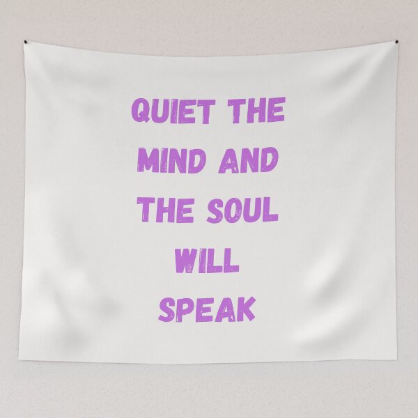 Item preview, Copy of Quiet The Mind And The Soul Will Speak designed and sold by Simo0455.