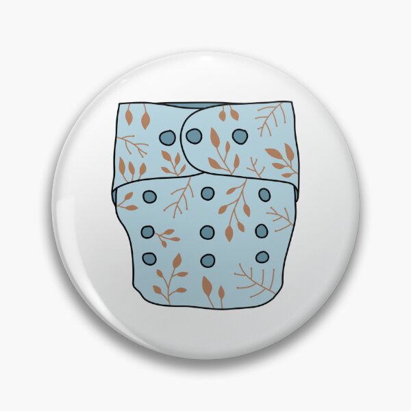 Item preview, Cloth diaper blue designed and sold by Stinga Springa.