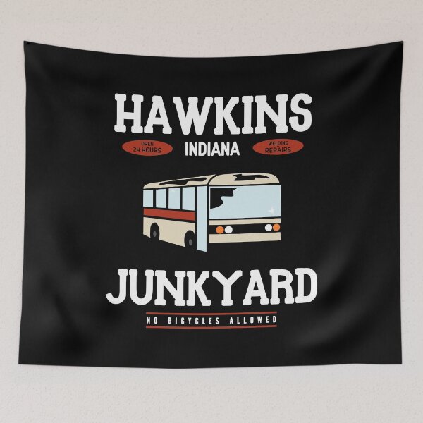 Item preview, Hawkins Junkyard Stranger Things designed and sold by Essenti4lgoods.
