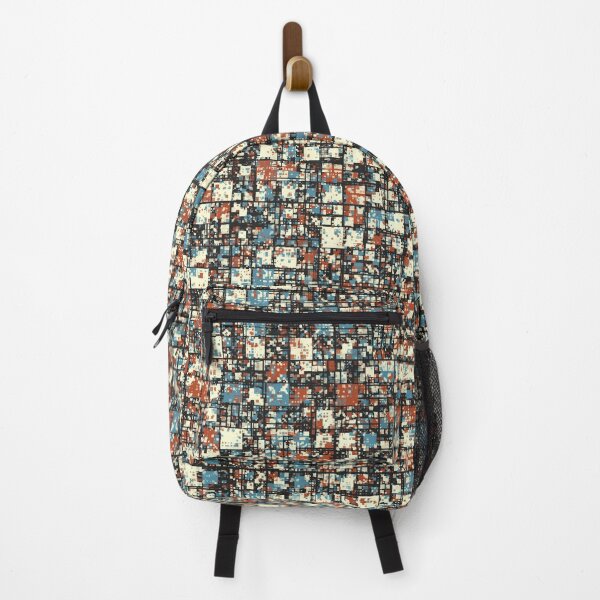 Item preview, Abstract Tiny Check Pattern in Red and Blues designed and sold by Trevor Hirst.