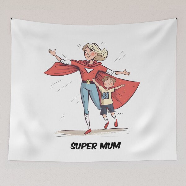 Item preview, Superhero Mum designed and sold by Sticker-by-Mia.