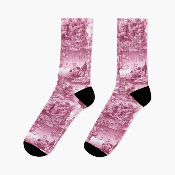 Item preview,  Fairy castle magenta designed and sold by Alessandro Remo Mazzoni Remotextiles.