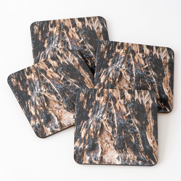 Item preview, Burnt tree bark abstract texture photo designed and sold by visualsensation.