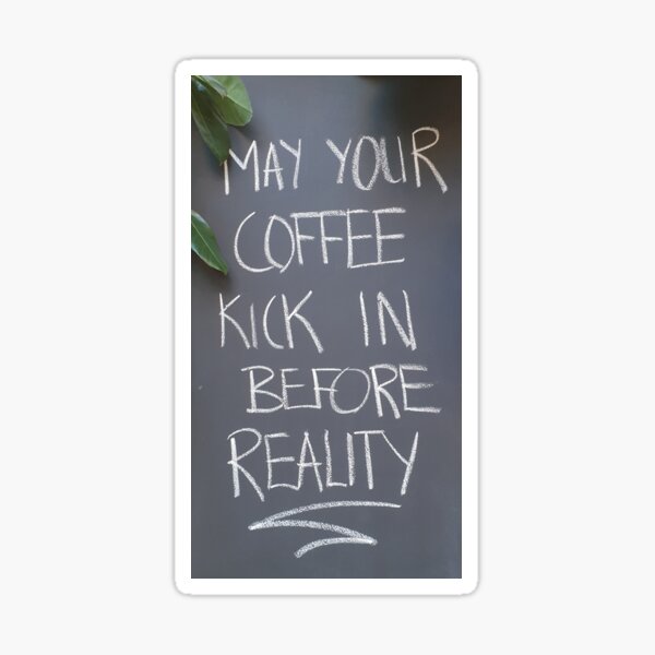 coffee poster Sticker