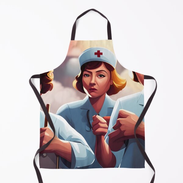 Item preview, Protesting nurses designed and sold by Colin Bentham.