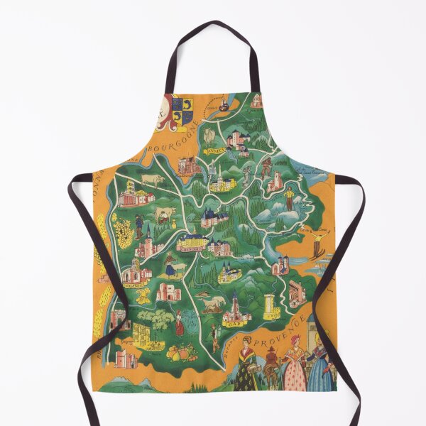 Item preview, Haute Savoie Vintage Illustrated Map Travel Poster designed and sold by cutesy.