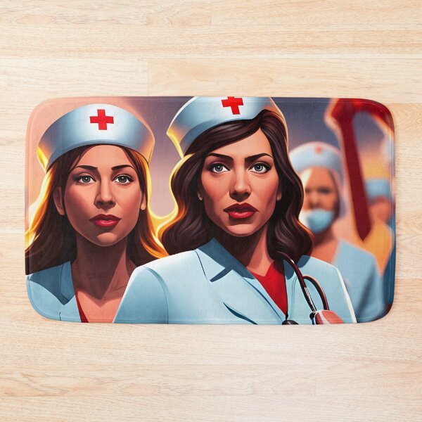 Item preview, Protesting nurses designed and sold by Colin Bentham.