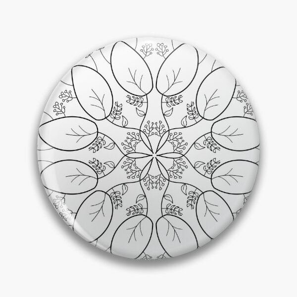 Item preview, Circular pattern in form of mandala with flower for decoration. Decorative ornament in ethnic oriental style. Outline doodle hand draw vector illustration. designed and sold by Minimalist Quotes and Sayings.
