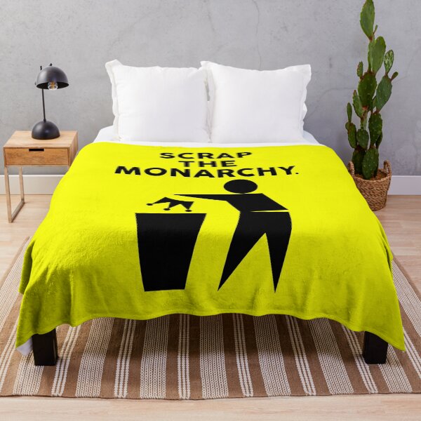 Item preview, Scrap the monarchy Black large print designed and sold by HETCH.