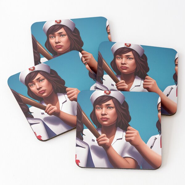 Item preview, Protesting nurses designed and sold by Colin Bentham.