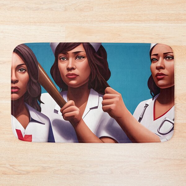 Item preview, Protesting nurses designed and sold by Colin Bentham.