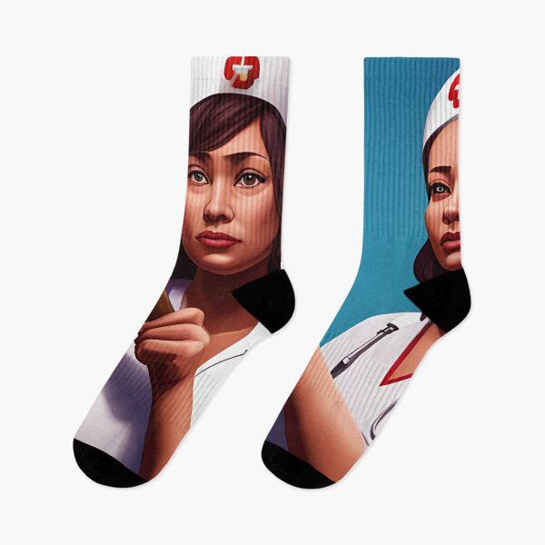 Item preview, Protesting nurses designed and sold by Colin Bentham.