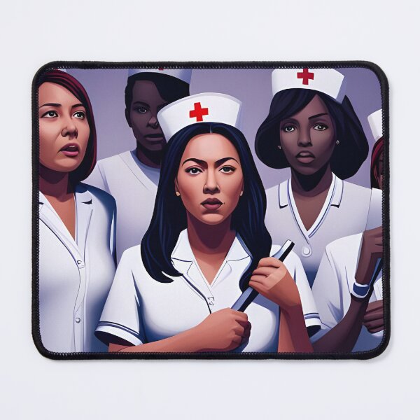 Item preview, Protesting nurses designed and sold by Colin Bentham.