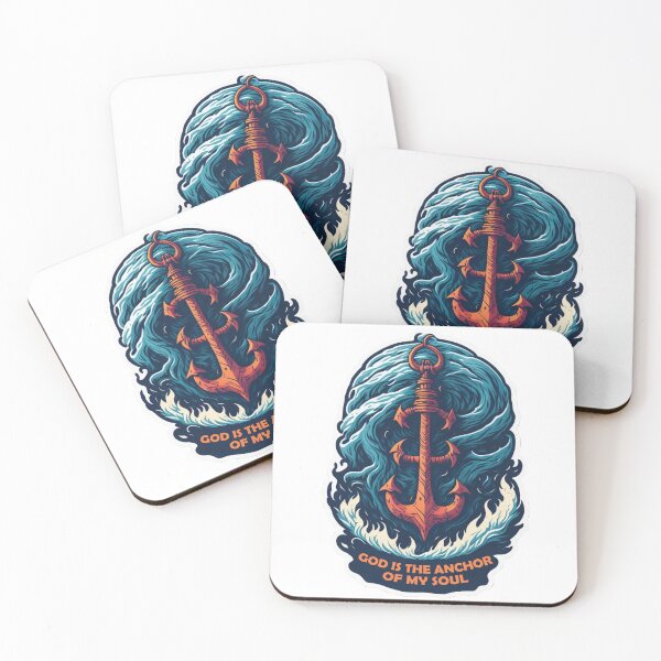 Item preview, Christian Saying God is the Anchor of My Soul designed and sold by Redemption-Road.