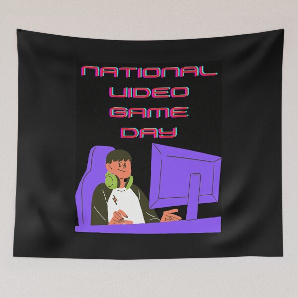 Item preview, National Video Games Day designed and sold by Simo0455.