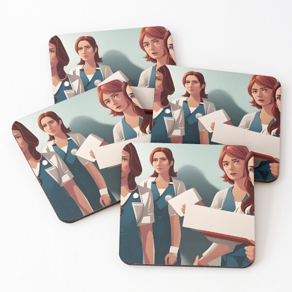 Item preview, Protesting nurses designed and sold by Colin Bentham.