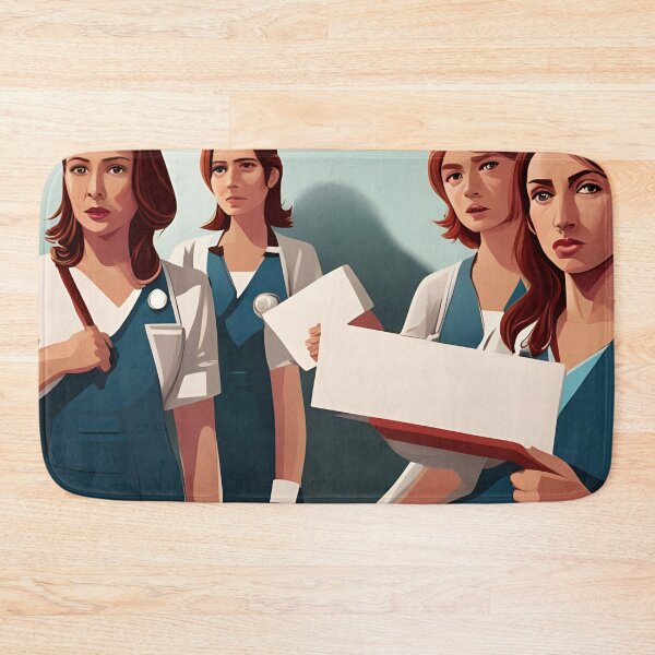 Item preview, Protesting nurses designed and sold by Colin Bentham.